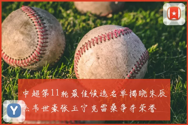中超第11轮最佳候选名单揭晓朱辰杰韦世豪张玉宁克雷桑争夺荣誉